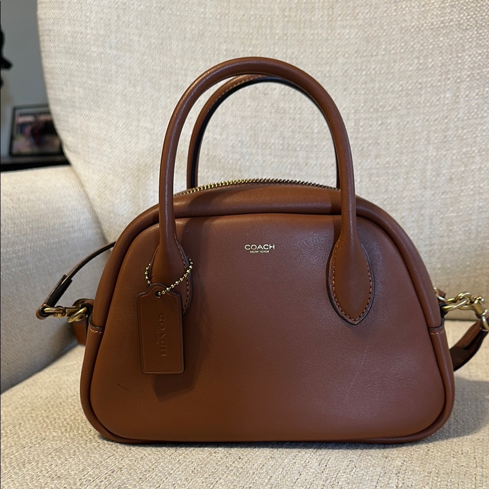 Coach Brown Borough Bowling Leather bag 🥰🥰🥰